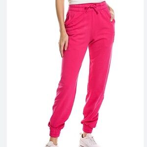 Frankie's Bikinis Revolve "Frank" Jogger Sweatpants Rosewood Neon Pink Size XS